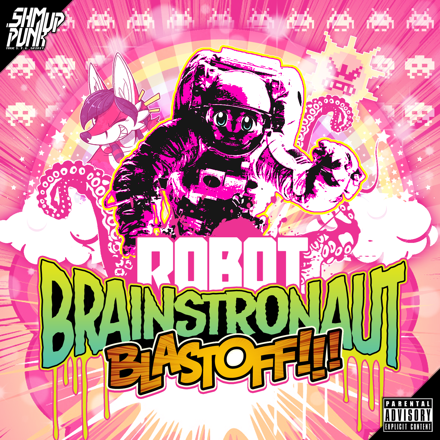 ROBOT BRAINSTRONAUT BLASTOFF!!! cover