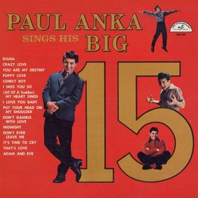 Paul Anka Sings His Big 15 cover