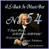 Bach In Musical Box 54 / 5 Short Pieces Bwv834-Bwv838