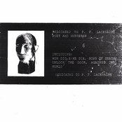 Dedicated to P.F. Lacenaire