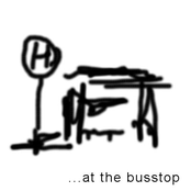at the busstop DEMO