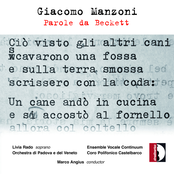 Giacomo Manzoni: Parole da Beckett
