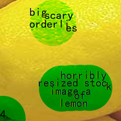 Horribly Resized Stock Image of a Lemon