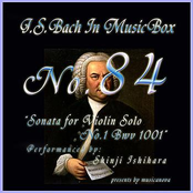 Bach In Musical Box 84 / Sonata for Violin Solo No.1 Bwv 1001