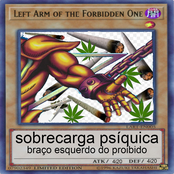 braço esquerdo do proibído