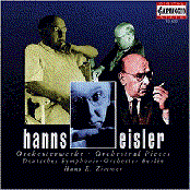 Eisler, H.: Kleine Sinfonie / 5 Orchestral Pieces / Sturm-Suite / Kammersinfonie