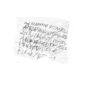 An Elephant Sitting Still