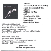 All Right For You by Julian Velard