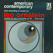 First Recording of Music by Leo Ornstein