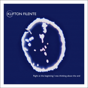 Right at the beginning I was thinking about the end