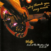 Todd Wolfe: Why Thank You Very Much: Live at the Bluetone Café