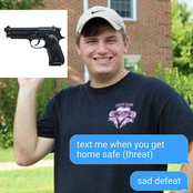 text me when you get home safe (threat)