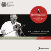 From the NCPA Archives - M S Gopalakrishnan