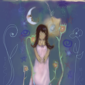 brown and light blue, like some sort of flower