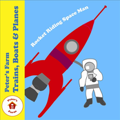 Rocket Riding Space Man
