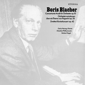Blacher: Concertante Musik / Orchestral Variations on a Theme by Paganini / Piano Concerto No. 2