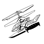 helicopter knife fight