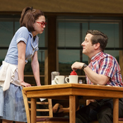 christopher fitzgerald, kimiko glenn & waitress original broadway cast ensemble