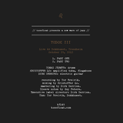 Live At Dokkhuset, Trondheim October 23, 2013