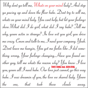 What's On Your Mind 12"