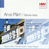 arvo pärt , tasmin little , richard studt , vasari singers