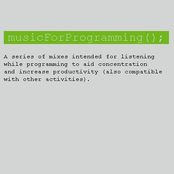 Music For Programming