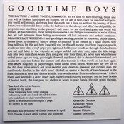 Goodtime Boys/Solutions Split