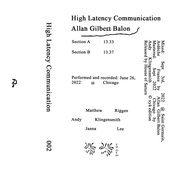 High Latency Communication