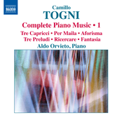 Togni: Complete Piano Music, Vol. 1