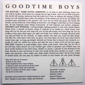Goodtime Boys/Solutions Split