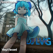 Record Anime on a Vinyl Record