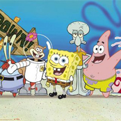 spongebob, sandy, mr. krabs, plankton & patrick