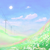 road [street, sun, kitty, moon, tower]