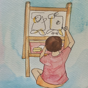 Glass Eye Contact - Single