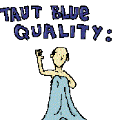 taut blue quality