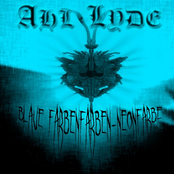 Blaue Farbenfarben-Neonfarbe