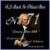 Bach In Musical Box 71 /sonata Bwv 966