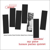 Album cover for Speakin' My Piece, by Horace Parlan Quintet