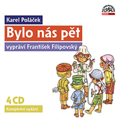 Poláček: Bylo nás pět Audiokniha Komplet 4CD