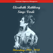 Great Opera Singers / Elisabeth Rethberg Sings Verdi / Recordings 1921 - 1934