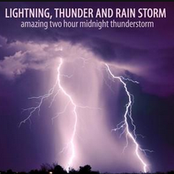 lightning, thunder and rain storm