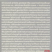60 Sound Artists Protest The War