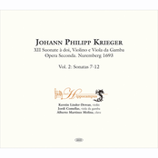 Johann Philipp Krieger. XII Suonate à doi, Violino e Viola da Gamba. Opera Seconda. Nuremberg 1693 Vol. 2 Sonatas 7-12