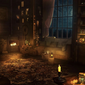 Relaxing Rain with Fireplace (Rustic Nook)