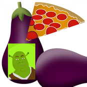Shrek Vs Eggplant Pizza