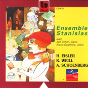Hanns Eisler – Kurt Weill – Arnold Schoenberg, Ensemble Stanislas