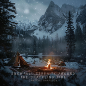 Snowfall Serenity Around the Crackling Fire