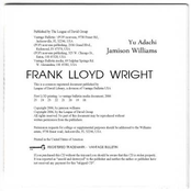 Frank Lloyd Wright