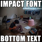 Impact Font Bottom Text