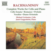 RACHMANINOV: Works for Cello and Piano (Complete)